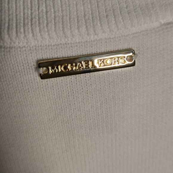 Micheal Kors Women's Cream Button-Up Jacket - Picture 2 of 8